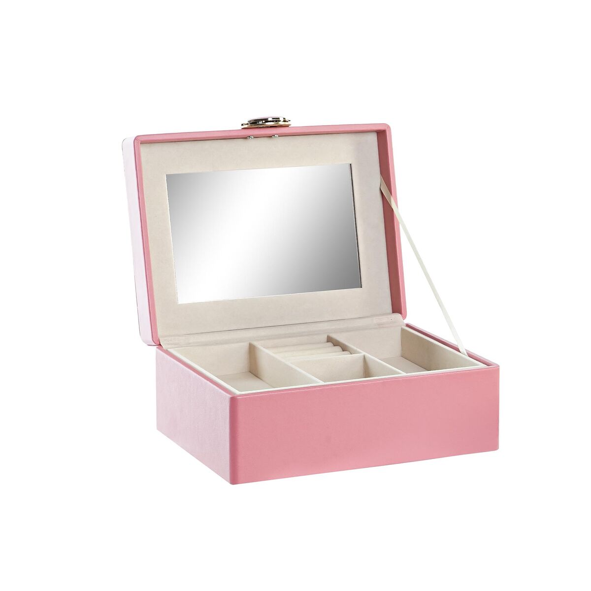 Box-Schmuckkästchen DKD Home Decor Rosa Holz MDF 17 x 13 x 8,5 cm - AWK Flagship