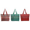 Damen Handtasche Home ESPRIT Rot grün Koralle 55 x 14 x 35 cm (3 Stück)