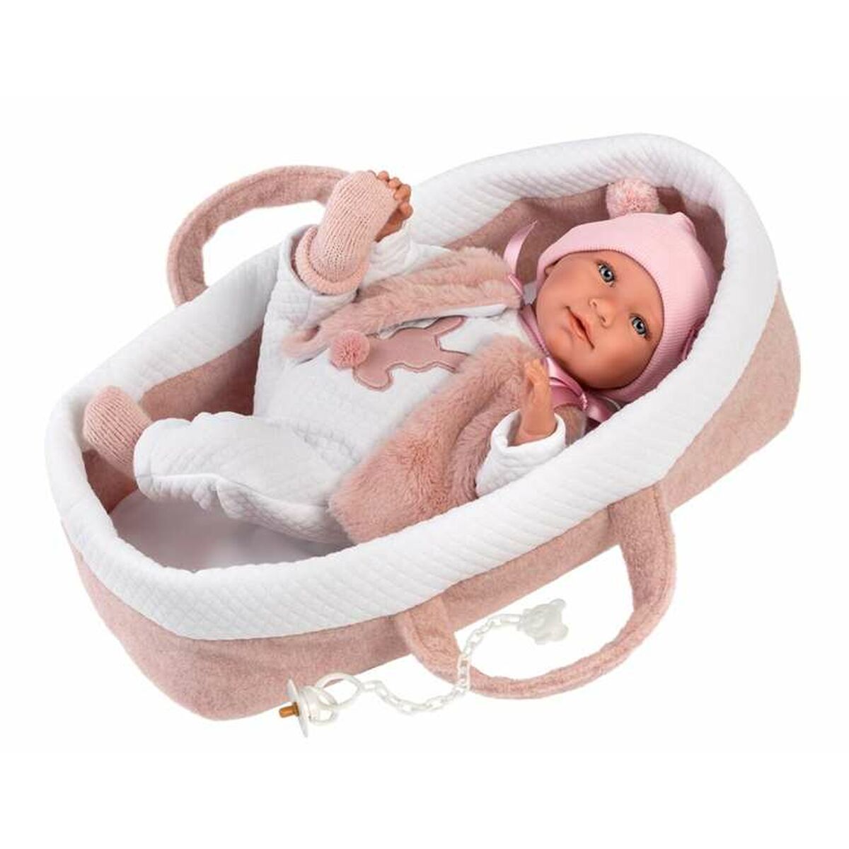 Babypuppe Llorens Mimi Rosa 40 cm Babytragetasche - AWK Flagship