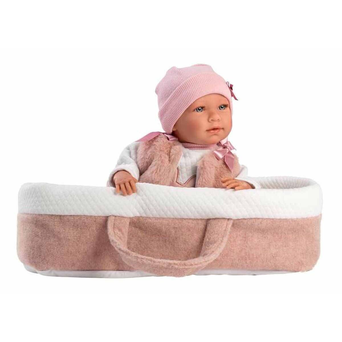 Babypuppe Llorens Mimi Rosa 40 cm Babytragetasche - AWK Flagship