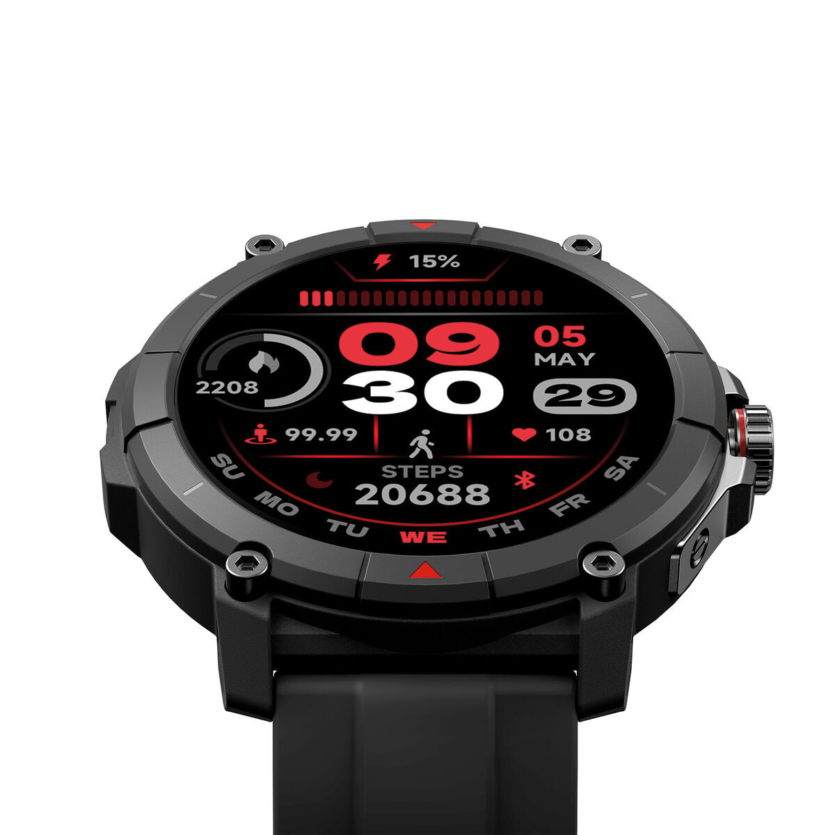 Smartwatch KSIX Compass Schwarz - AWK Flagship