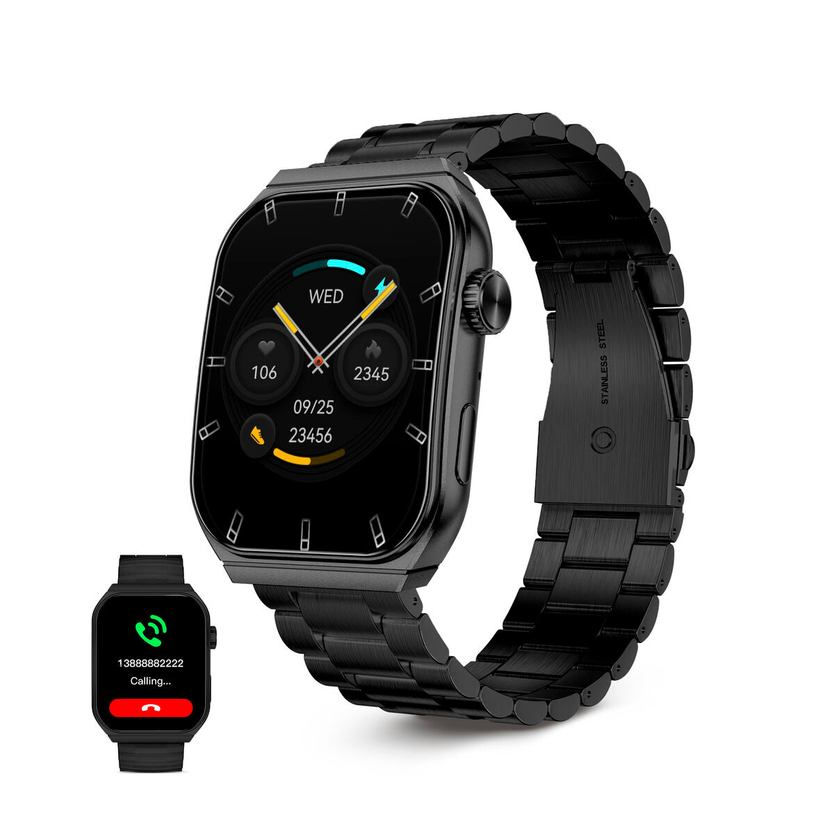 Smartwatch KSIX Olympo Schwarz - AWK Flagship