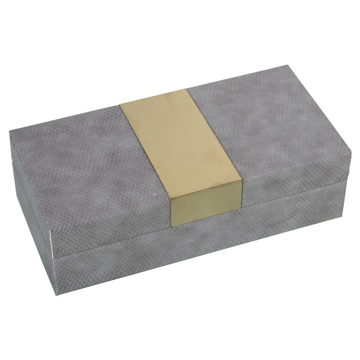 Box-Schmuckkästchen Alexandra House Living Grau Holz 25 x 7 x 12 cm - AWK Flagship