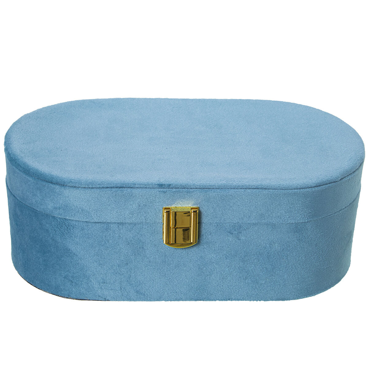 Box-Schmuckkästchen Alexandra House Living Blau Textil 26 x 10 x 13 cm - AWK Flagship