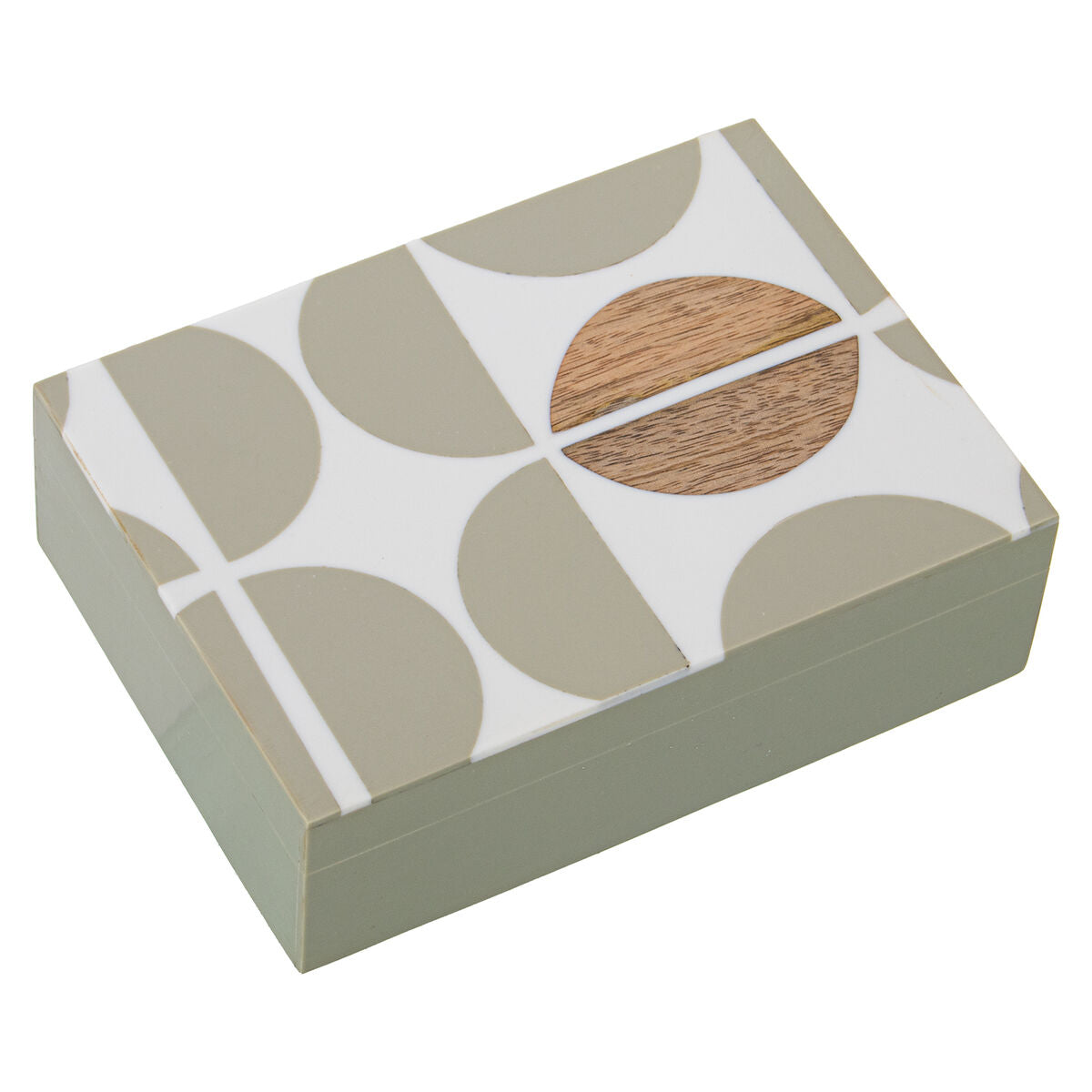 Box-Schmuckkästchen Alexandra House Living Braun Grau Kunststoff 18 x 6 x 13 cm - AWK Flagship