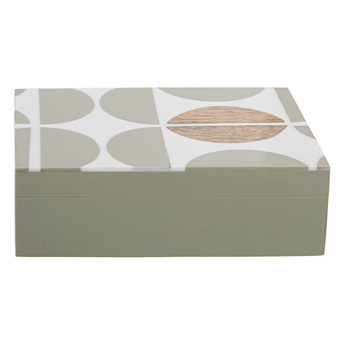 Box-Schmuckkästchen Alexandra House Living Braun Grau Kunststoff 18 x 6 x 13 cm - AWK Flagship