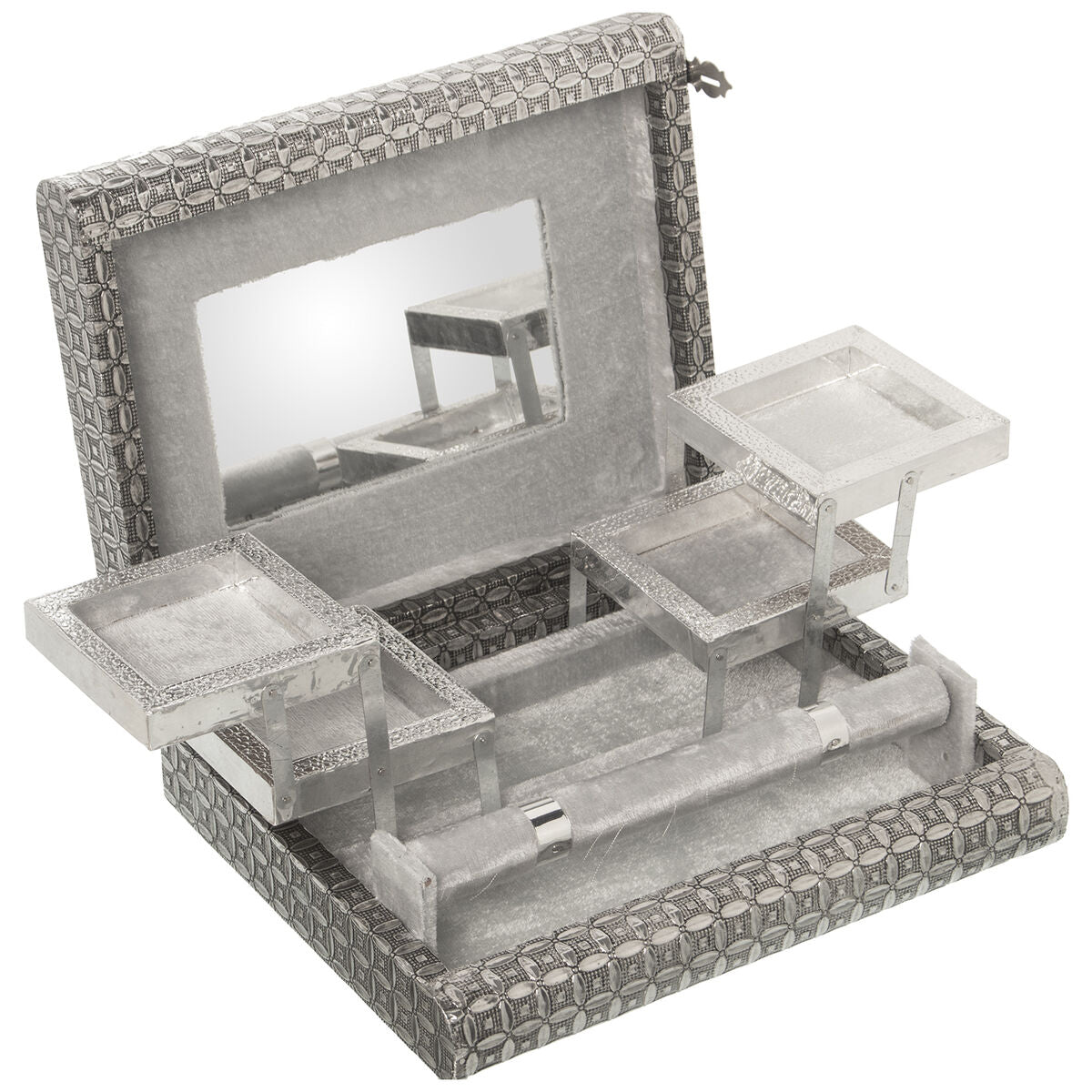 Box-Schmuckkästchen Alexandra House Living Silberfarben Metall 27 x 7 x 21 cm - AWK Flagship