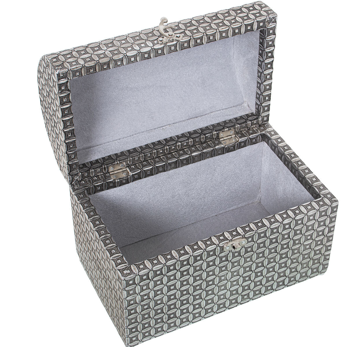 Box-Schmuckkästchen Alexandra House Living Silberfarben Metall 25 x 18 x 15 cm - AWK Flagship