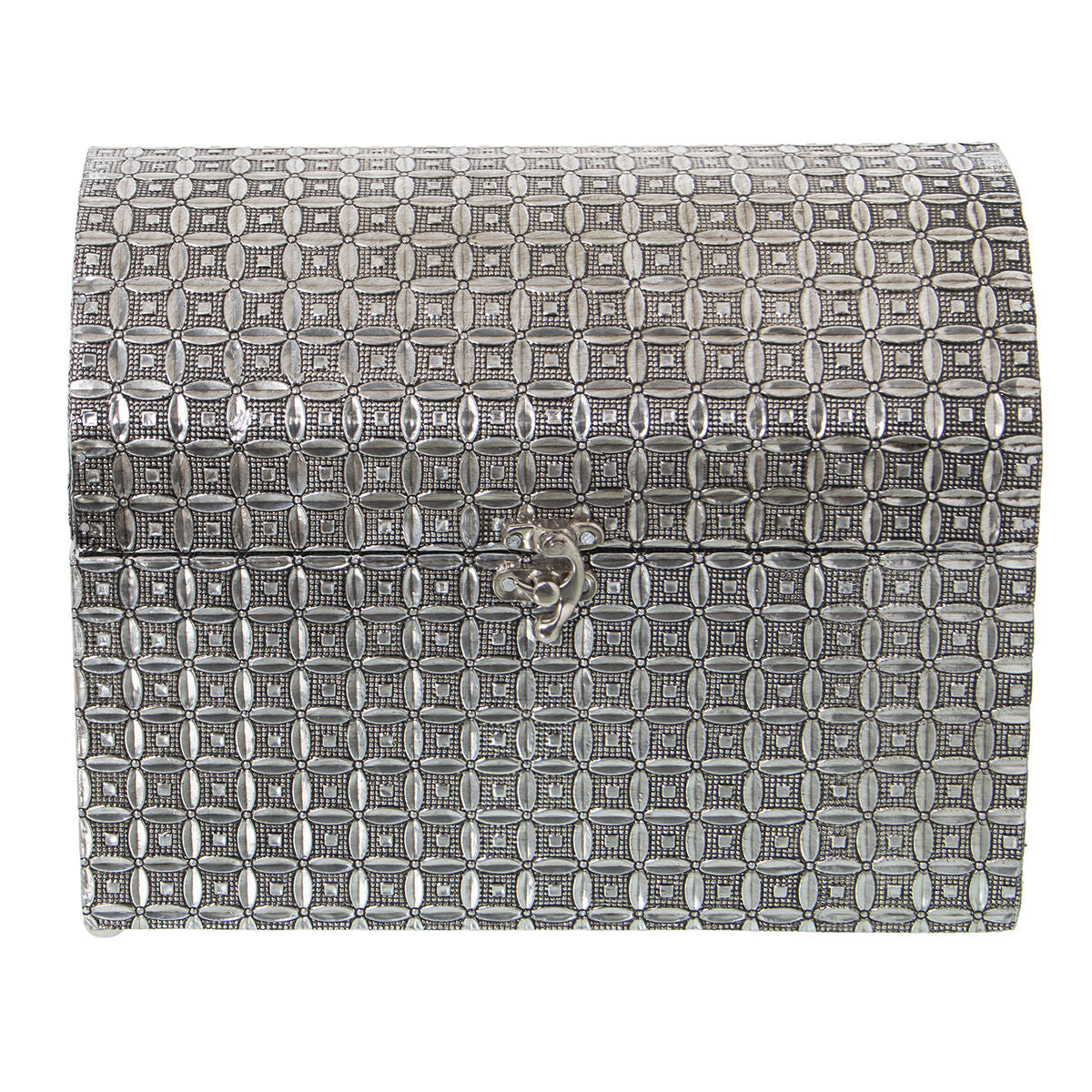 Box-Schmuckkästchen Alexandra House Living Silberfarben Metall 25 x 18 x 15 cm - AWK Flagship