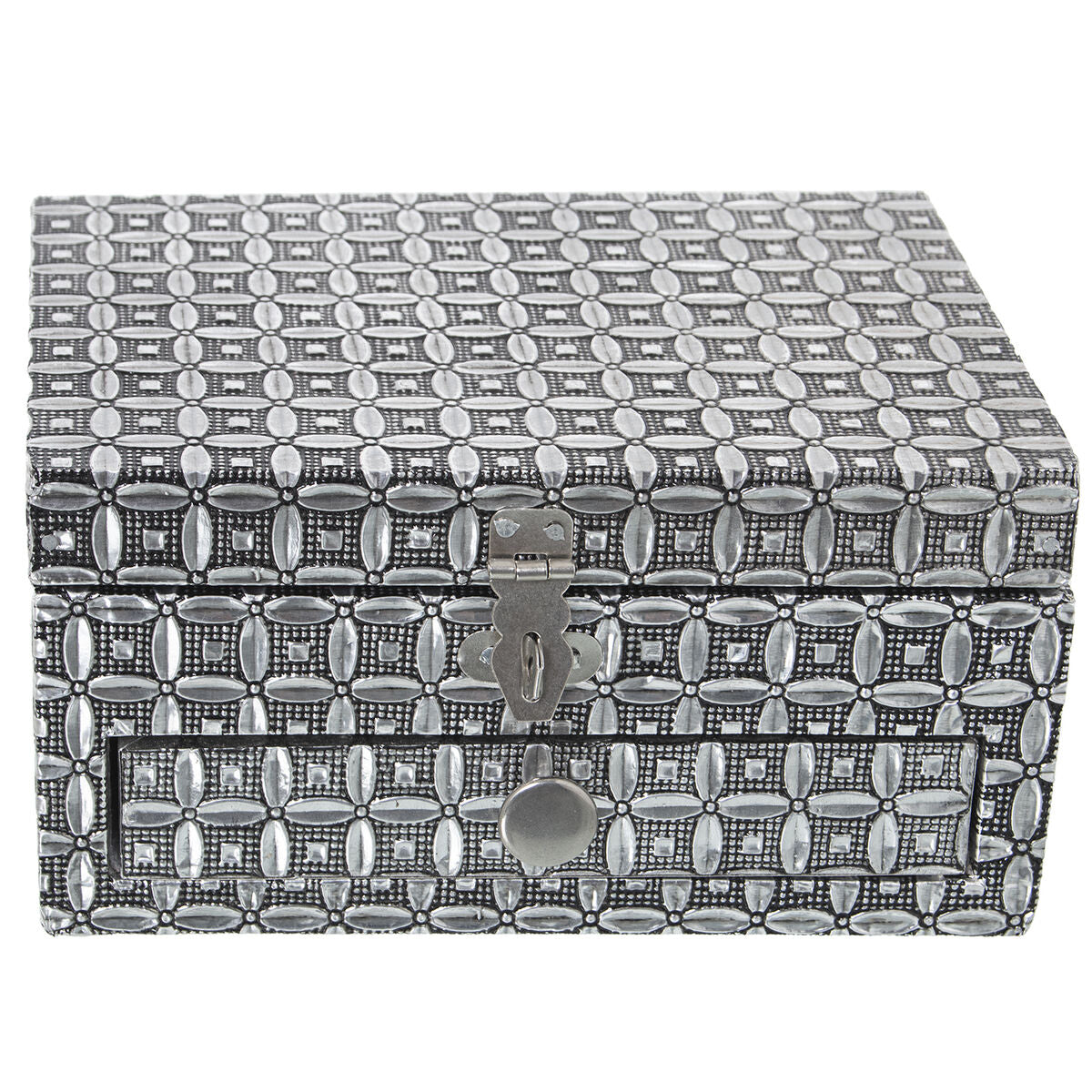 Box-Schmuckkästchen Alexandra House Living Silberfarben Metall 18 x 9 x 13 cm - AWK Flagship