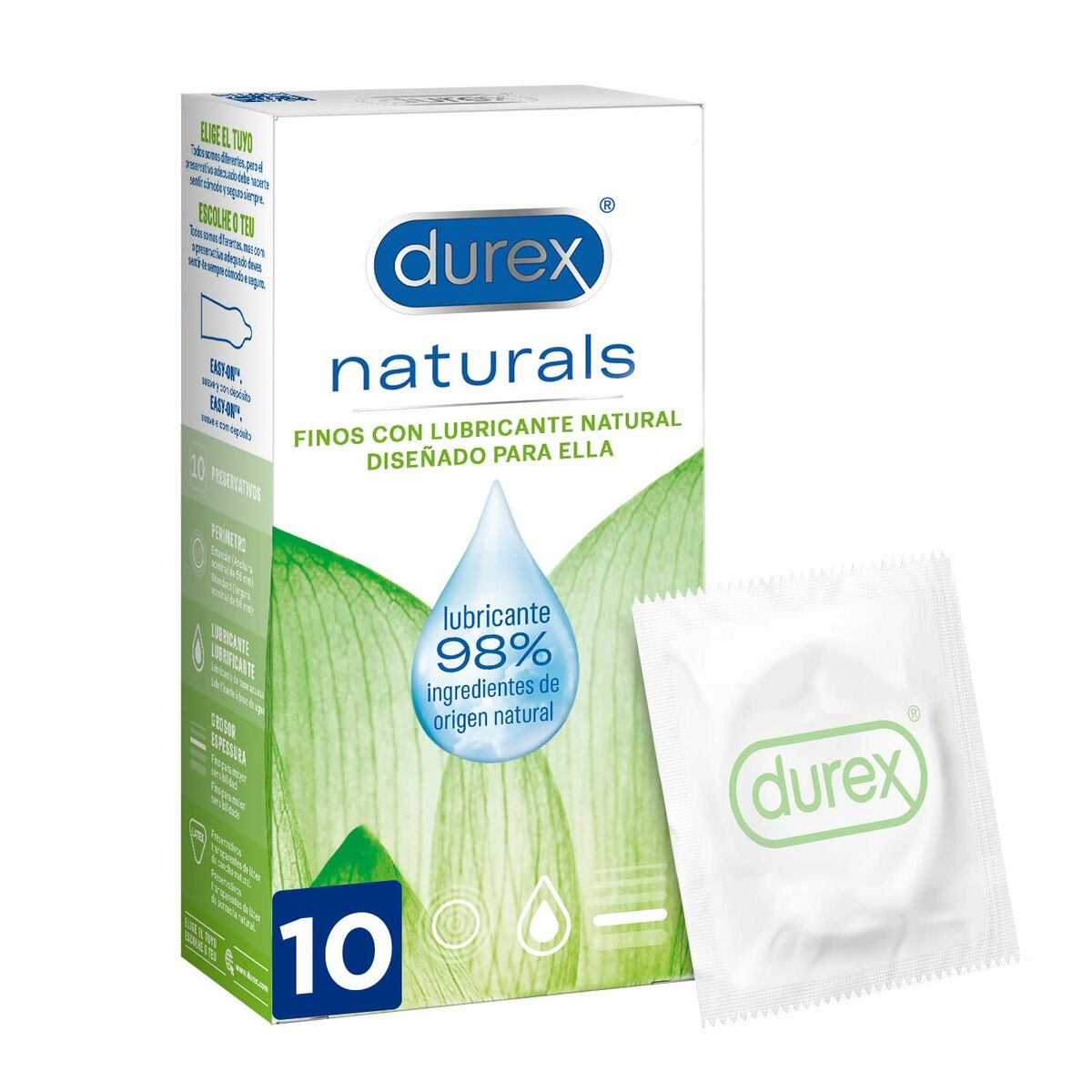 Kondome Durex Naturals 10 Stück - AWK Flagship