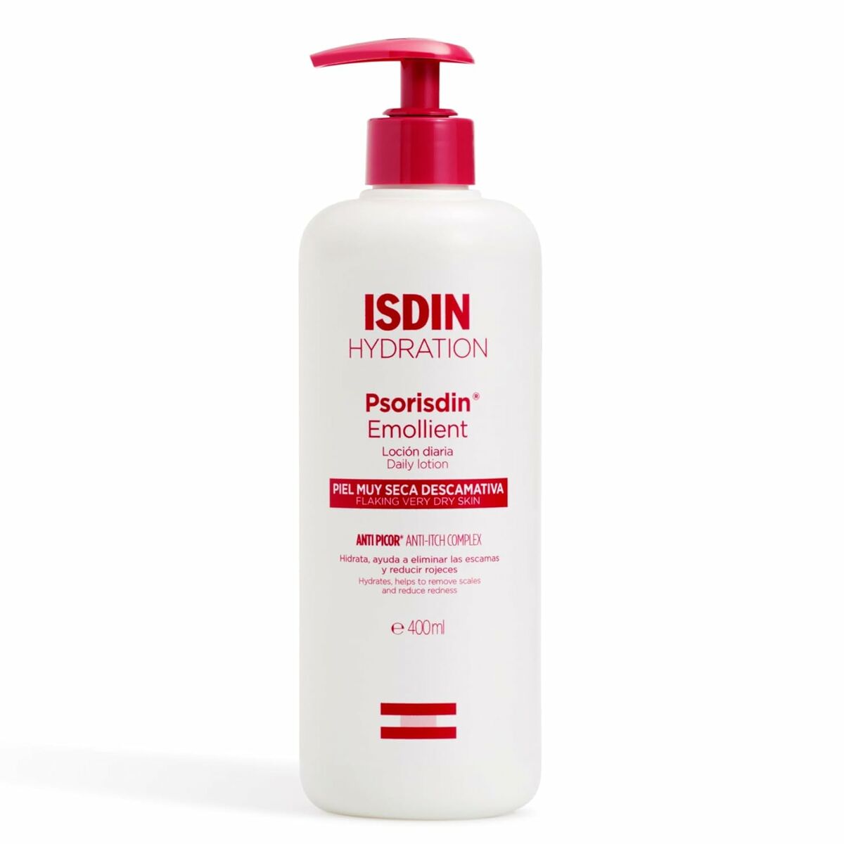 Feuchtigkeitsspendende Körperlotion Isdin Psorisdin Emolient 400 ml - AWK Flagship