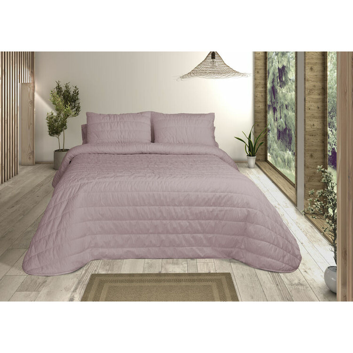 Steppdecke Pierre Cardin OLIMPIA Rosa Double size (3 Stücke) - AWK Flagship