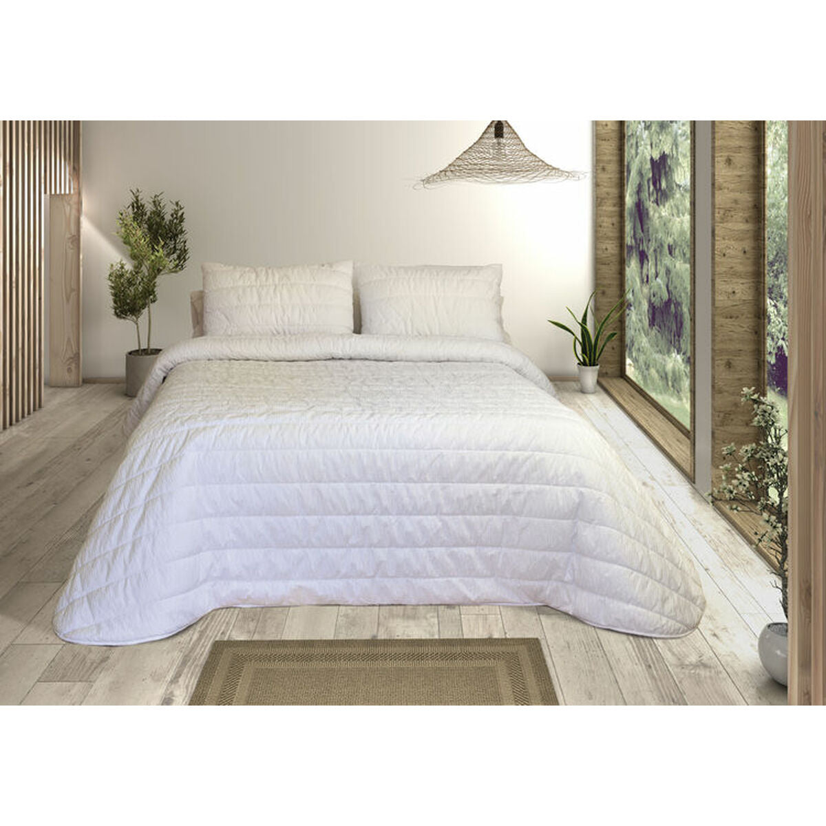 Steppdecke Pierre Cardin OLIMPIA Weiß King size (3 Stücke) - AWK Flagship