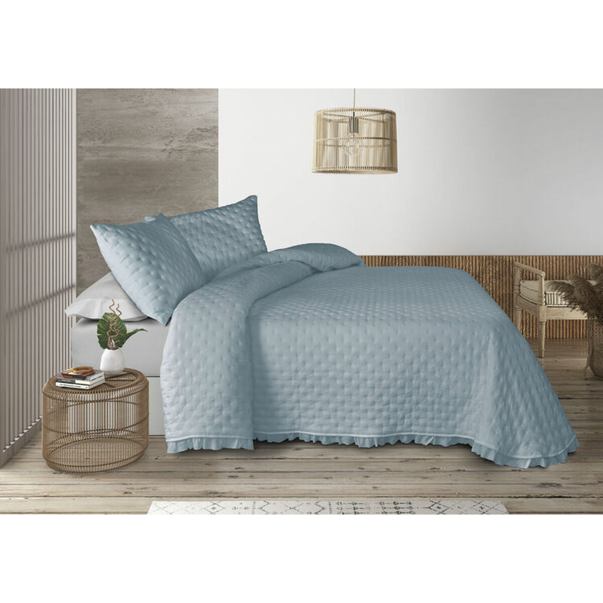 Steppdecke Pierre Cardin AROA Blau Double size (3 Stücke) - AWK Flagship