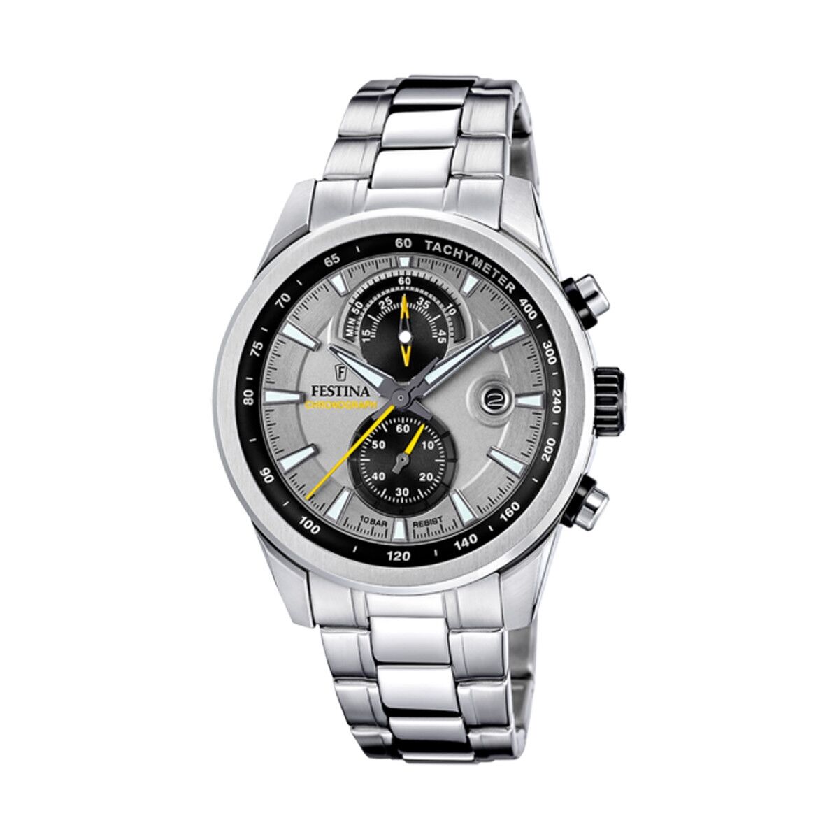 Herrenuhr Festina F20694/4 Grau Silberfarben - AWK Flagship