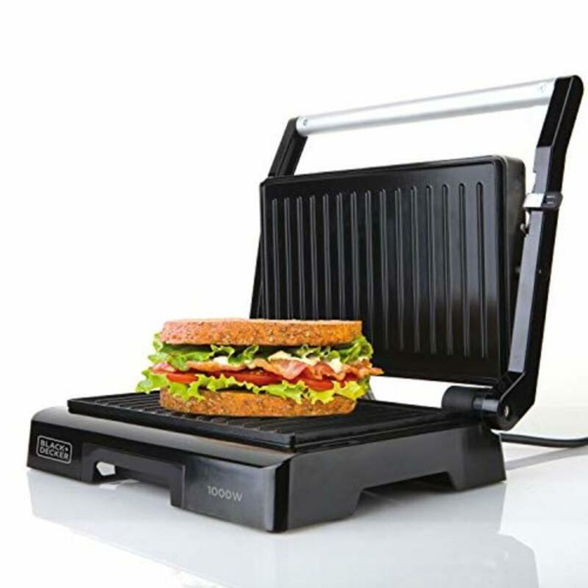 Elektrogrill Black & Decker BXGR1000E 23 x 14,5 cm 1000 W - AWK Flagship