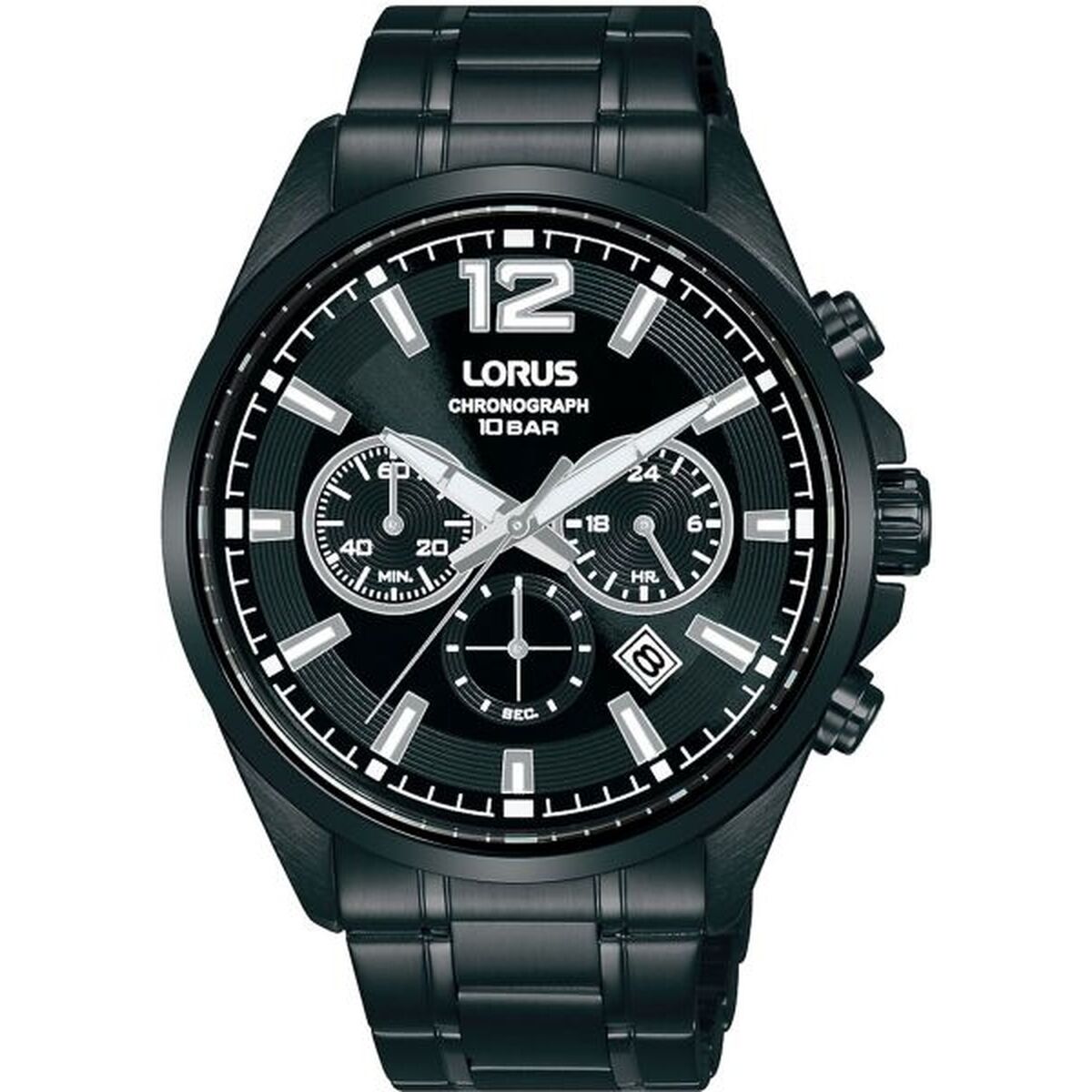 Herrenuhr Lorus SPORTS Schwarz (Ø 43 mm) - AWK Flagship