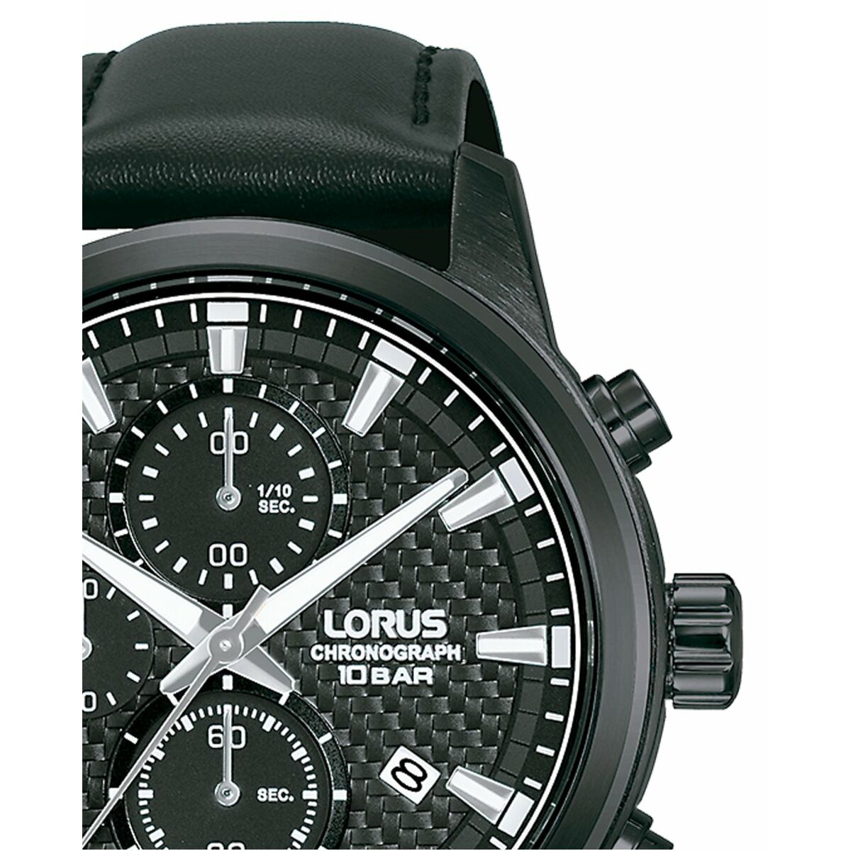 Herrenuhr Lorus SPORTS Schwarz (Ø 45 mm) - AWK Flagship