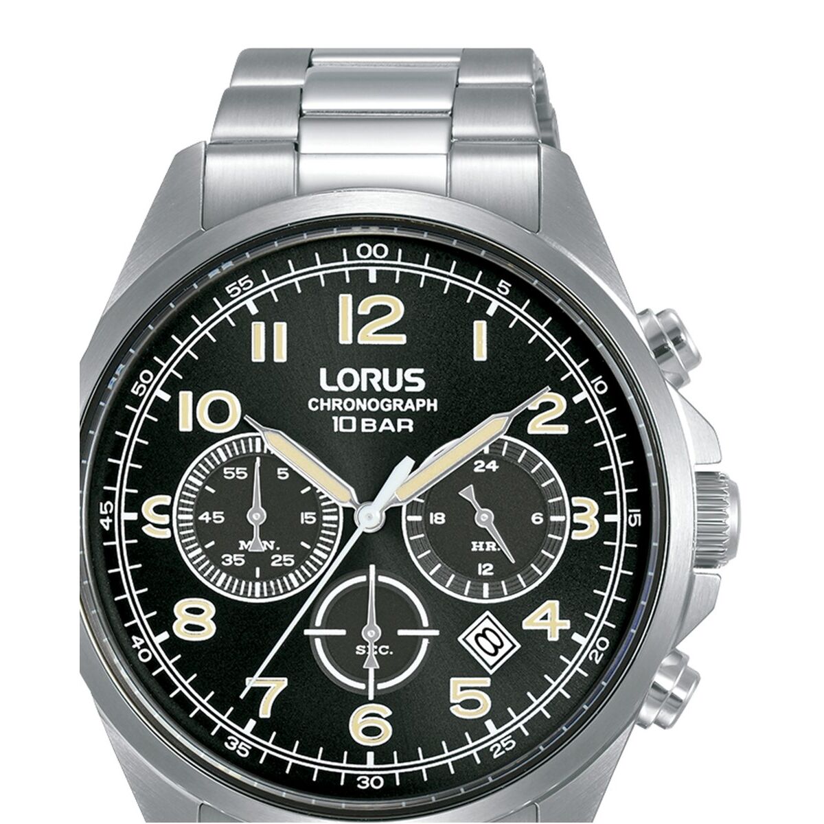 Herrenuhr Lorus RT303KX9 Schwarz Silberfarben - AWK Flagship