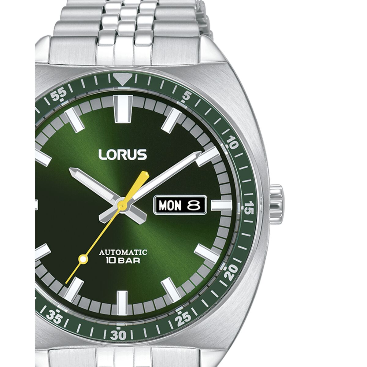 Herrenuhr Lorus RL443BX9 grün Silberfarben - AWK Flagship