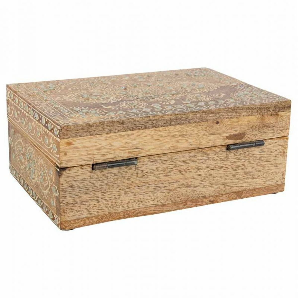 Box-Schmuckkästchen Alexandra House Living Weiß natürlich Mango-Holz Holz MDF 18 x 10 x 25 cm - AWK Flagship