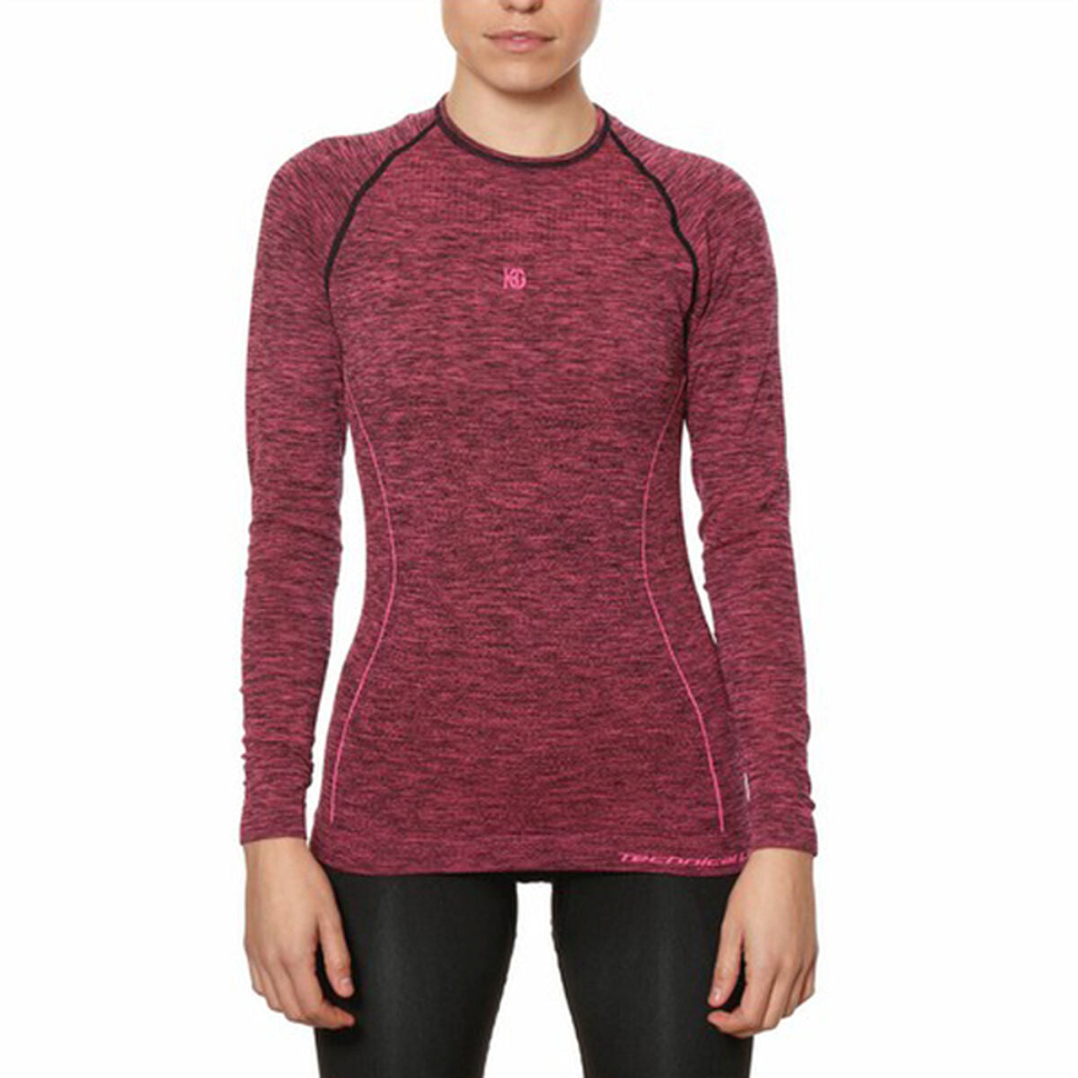 Thermoshirt für Damen Sport Hg Hg-8052 Schwarz Magenta - AWK Flagship