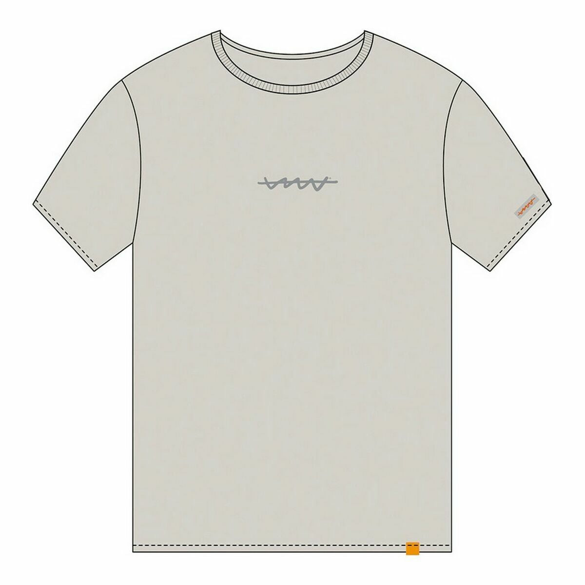 Kurzarm-T-Shirt Cállate la Boca   Beige – Produktansicht 2