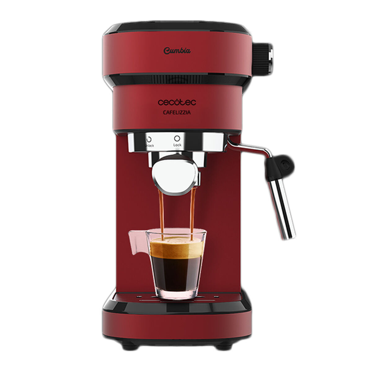 Manuelle Express-Kaffeemaschine Cecotec Cafelizzia 790 Shiny 1,2 L 20 bar 1350W Rot 1,2 L - AWK Flagship