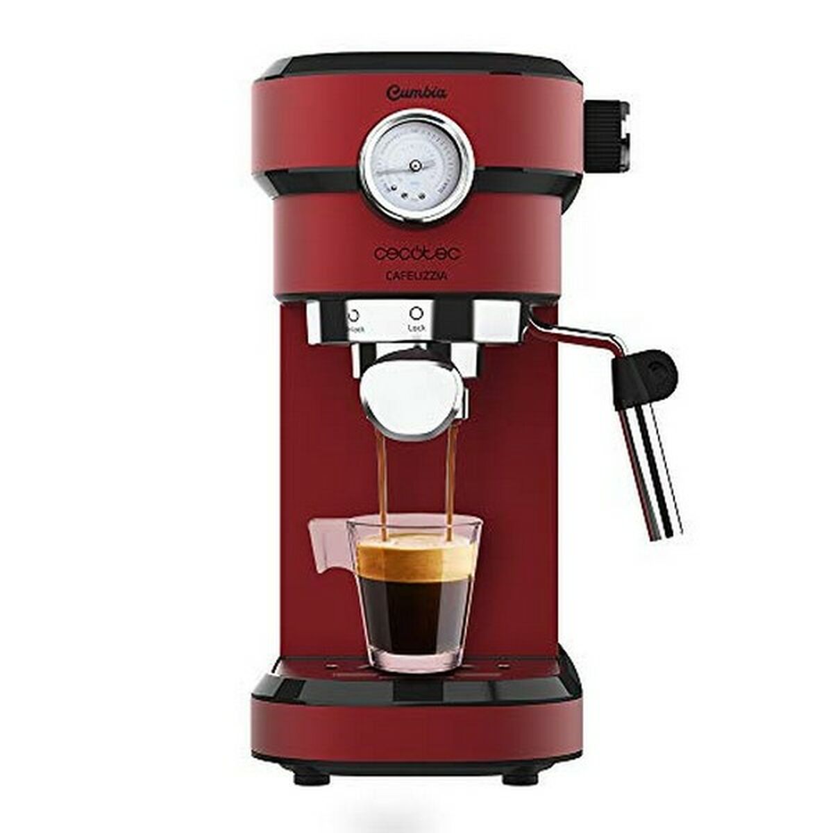 Manuelle Express-Kaffeemaschine Cecotec Cafelizzia 790 Shiny Pro 1,2 L 20 bar 1350W Rot 1,2 L - AWK Flagship