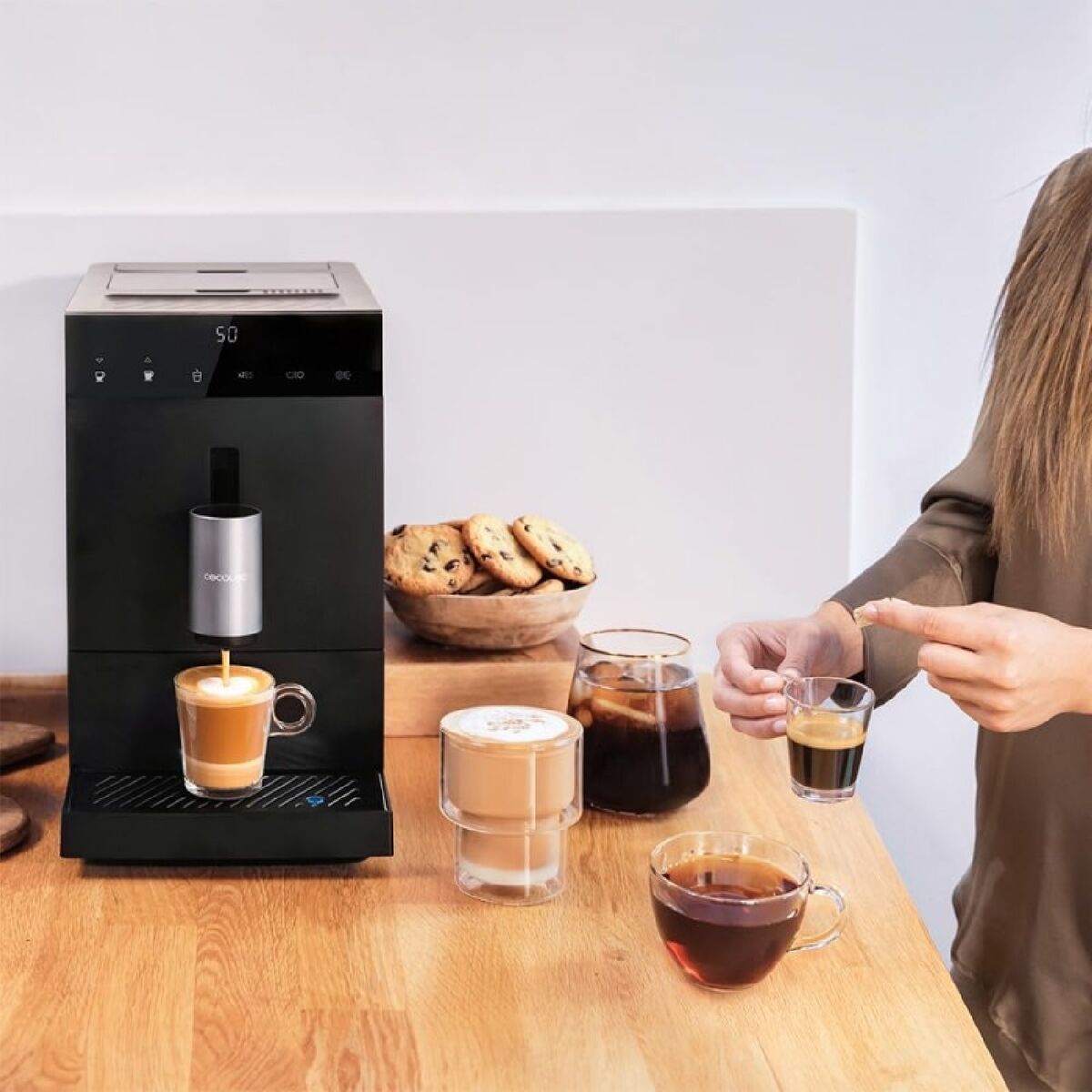 Superautomatische Kaffeemaschine Cecotec 1,7 L Schwarz - AWK Flagship