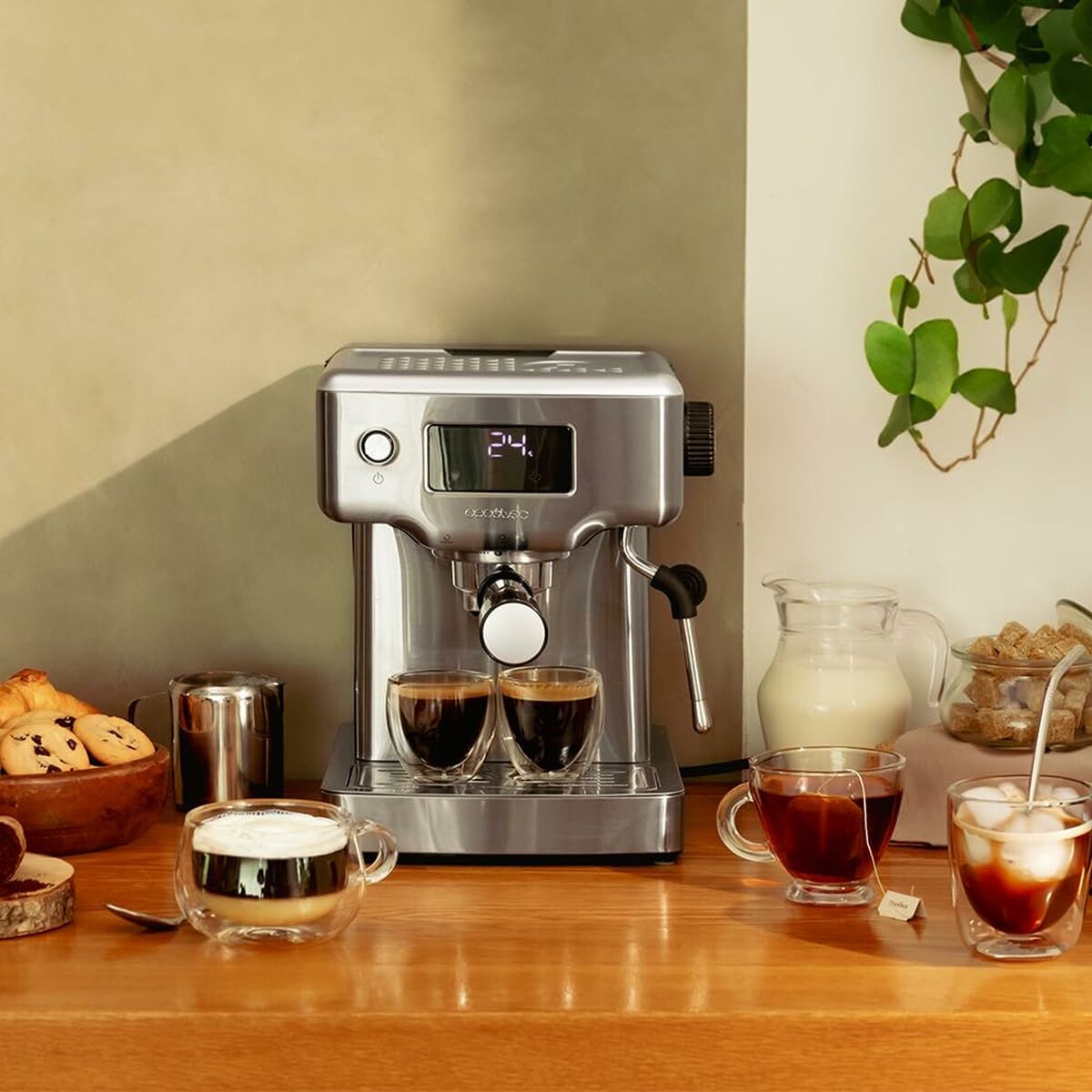 Superautomatische Kaffeemaschine Cecotec Power Espresso 20 Barista Compact Grau - AWK Flagship