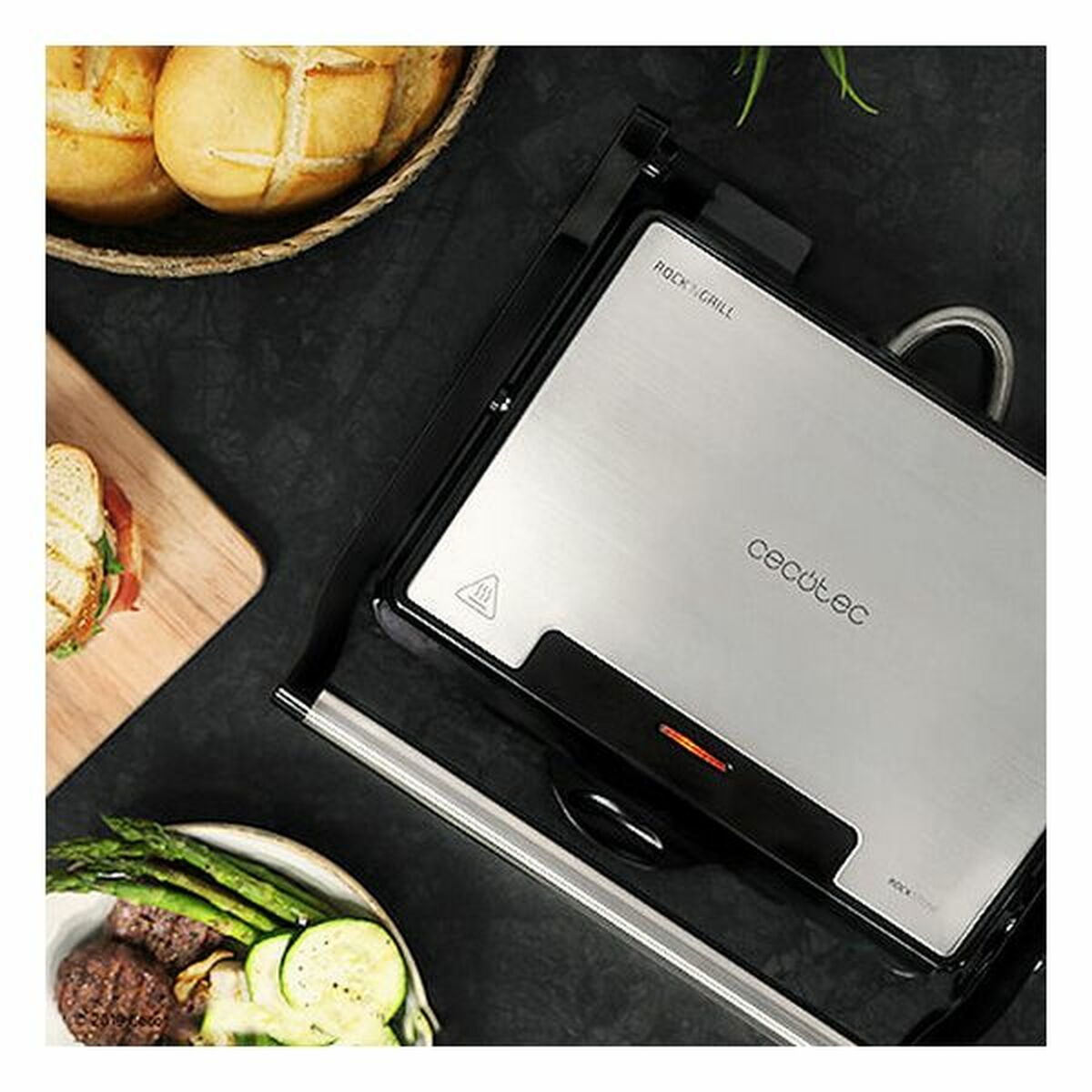 Elektrogrill Cecotec Rock'nGrill 1500 Rapid 1500W 1500 W - AWK Flagship