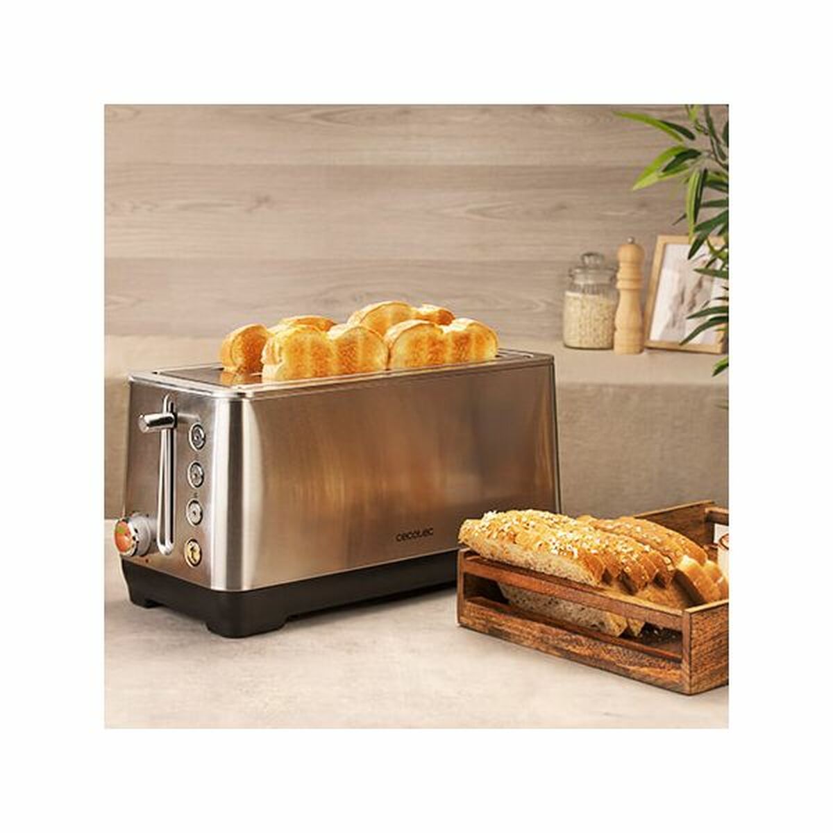 Toaster Cecotec BigToast Extra Double 1600 W - AWK Flagship