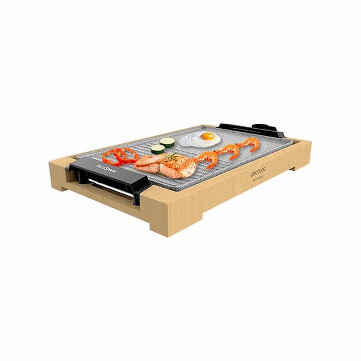 Grillpfanne Cecotec Tasty&Grill 2000 Bamboo MixStone 200W - AWK Flagship