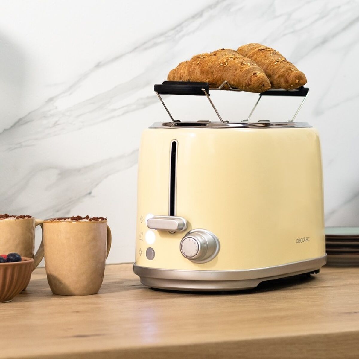 Toaster Cecotec Toast&Taste 1000 Retro Double 980 W - AWK Flagship