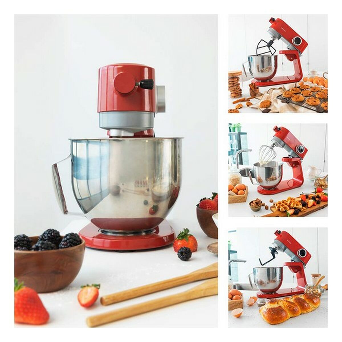 Mixer Cecotec Twist&Fusion 4000 Luxury Red 800 W - AWK Flagship