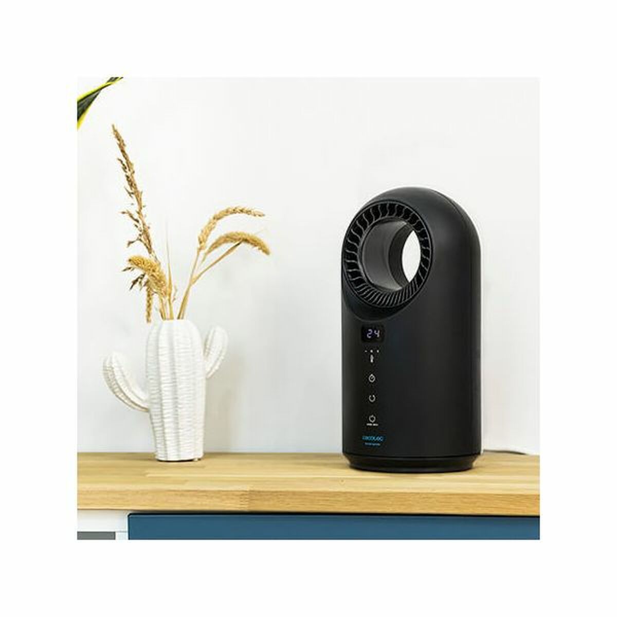 Cecotec Ready Warm 8400 Bladeless Connected WiFi Heizung 1500 W Schwarz - AWK Flagship