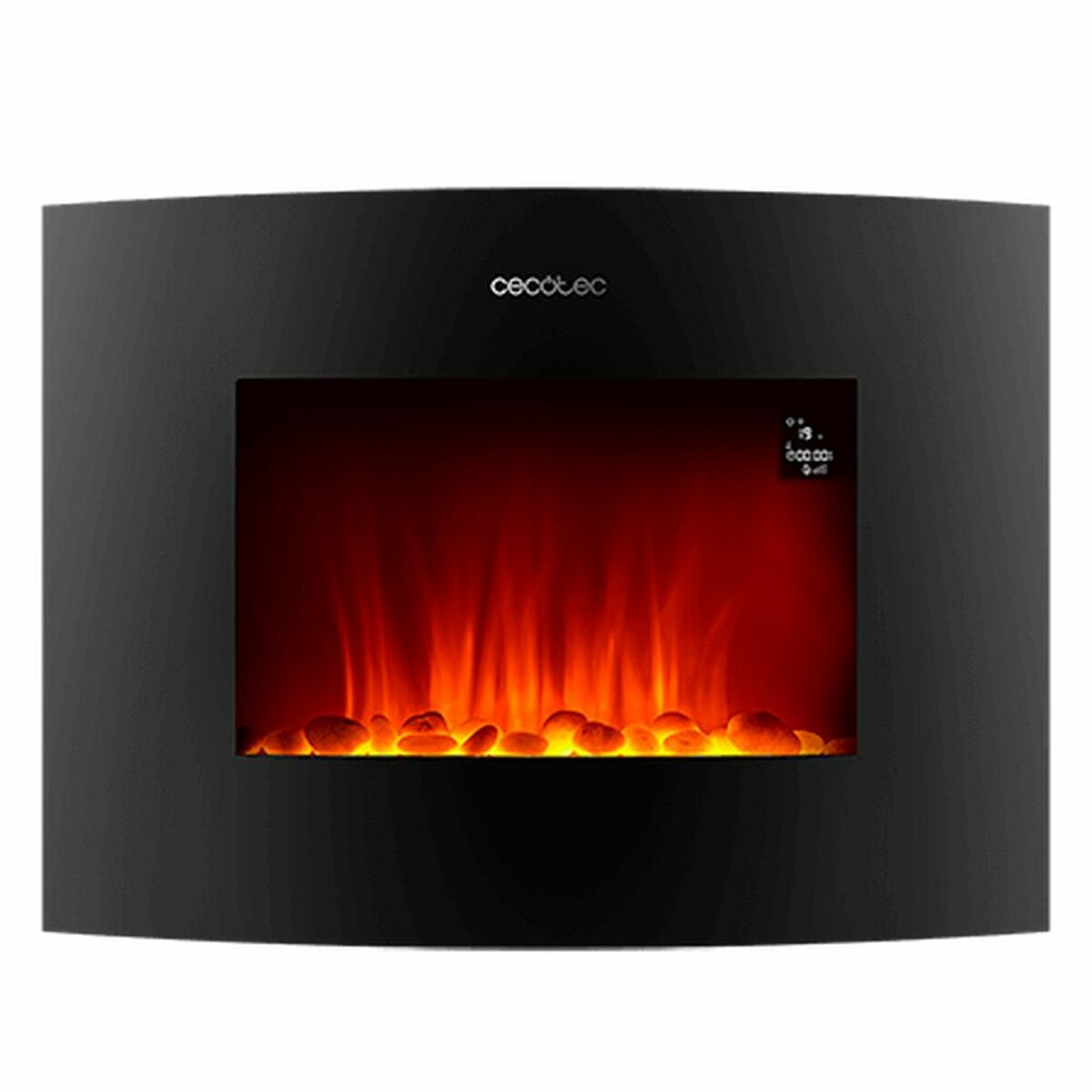 Dekorativer elektrischer Wandkamin Cecotec Ready Warm 2250 Curved Flames Connected Schwarz 1000 - 2000 W 2000 W - AWK Flagship