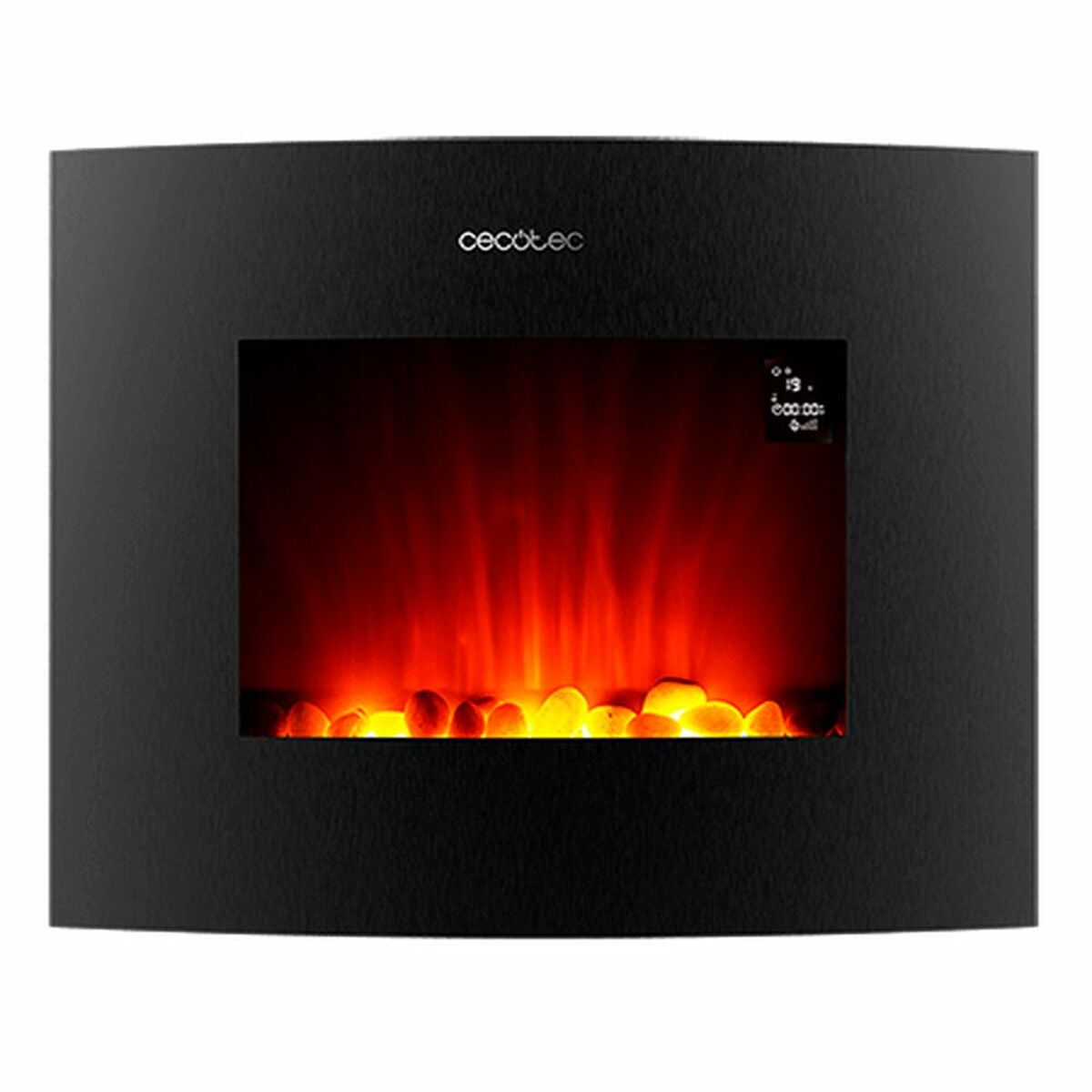 Kaufe Dekorativer elektrischer Wandkamin Cecotec Ready Warm 2650 Curved Flames Connected Schwarz 1000 - 2000 W bei AWK Flagship um € 171.00