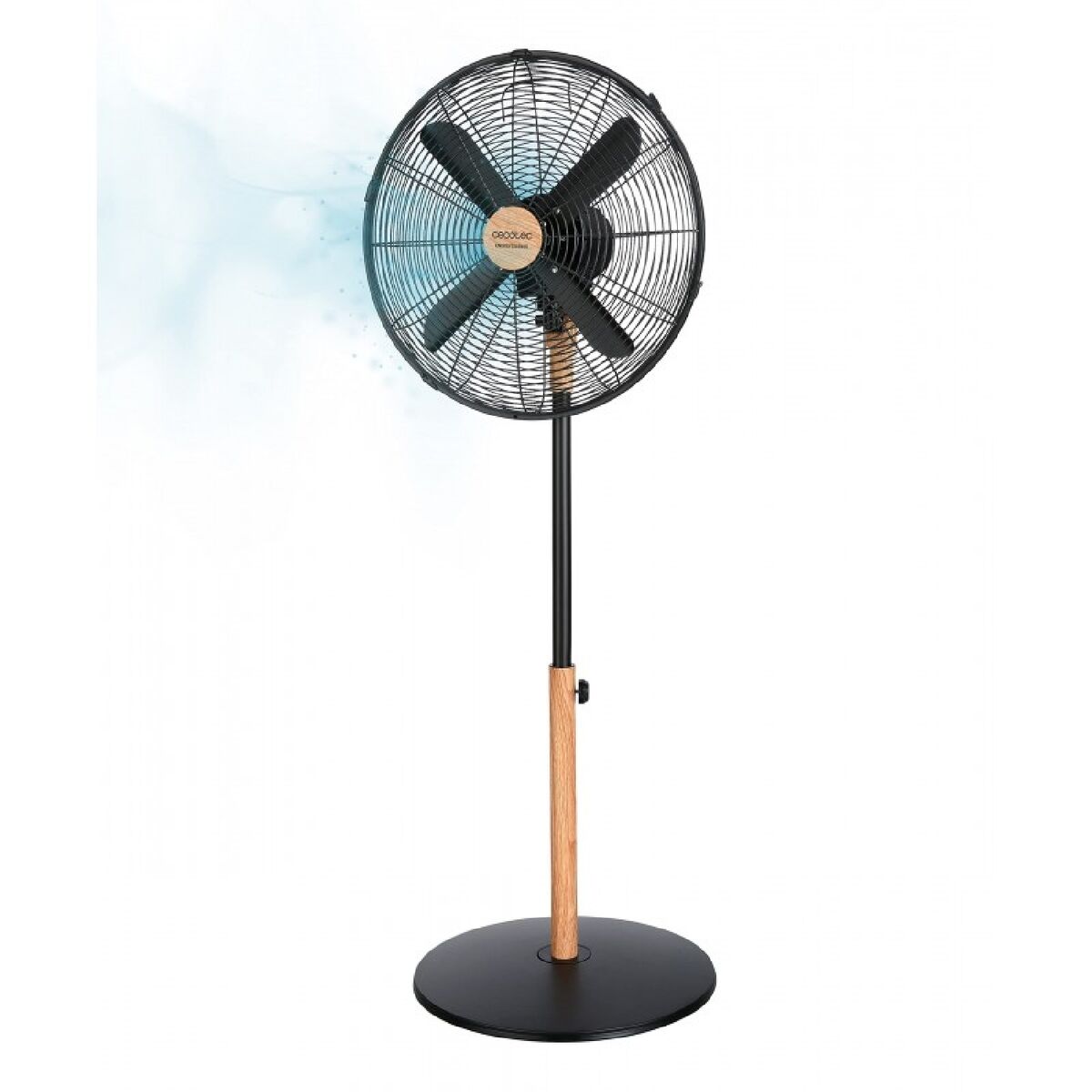 Freistehender Ventilator Cecotec EnergySilence 600 Woodstyle Schwarz 50 W - AWK Flagship