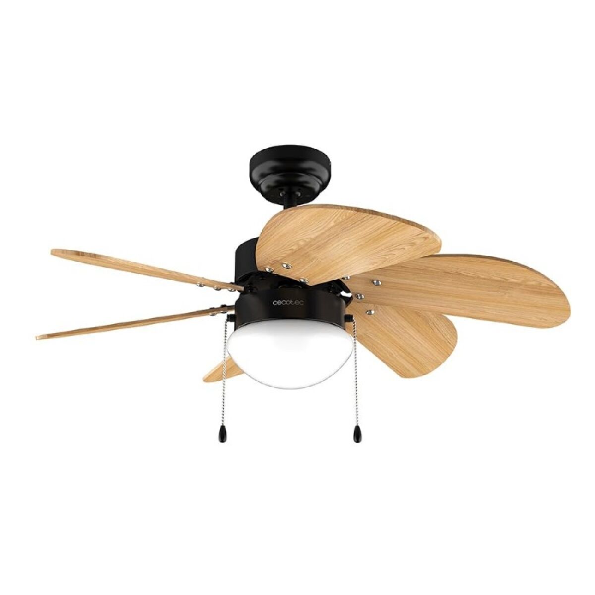 Deckenventilator mit Lampe Cecotec EnergySilence Aero 360 Schwarz Holz 50 W - AWK Flagship