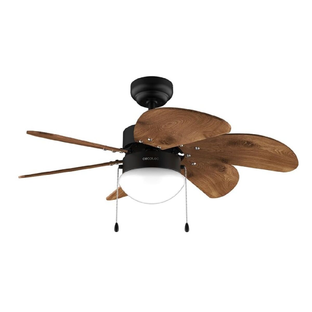 Deckenventilator mit Lampe Cecotec EnergySilence Aero 365 Schwarz Holz 50 W - AWK Flagship