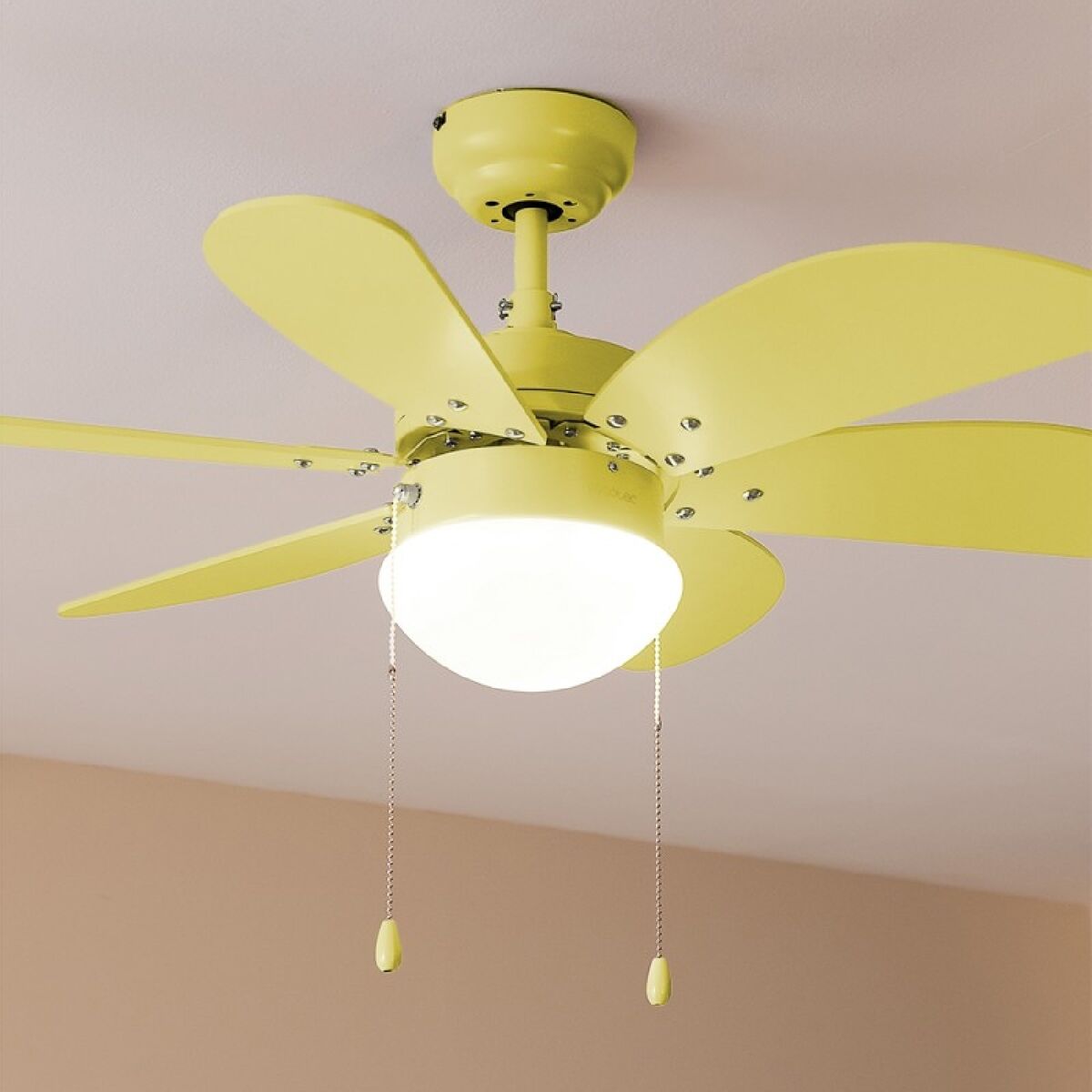 Deckenventilator mit Lampe Cecotec EnergySilence Aero 3600 Vision Full 50 W Gelb - AWK Flagship