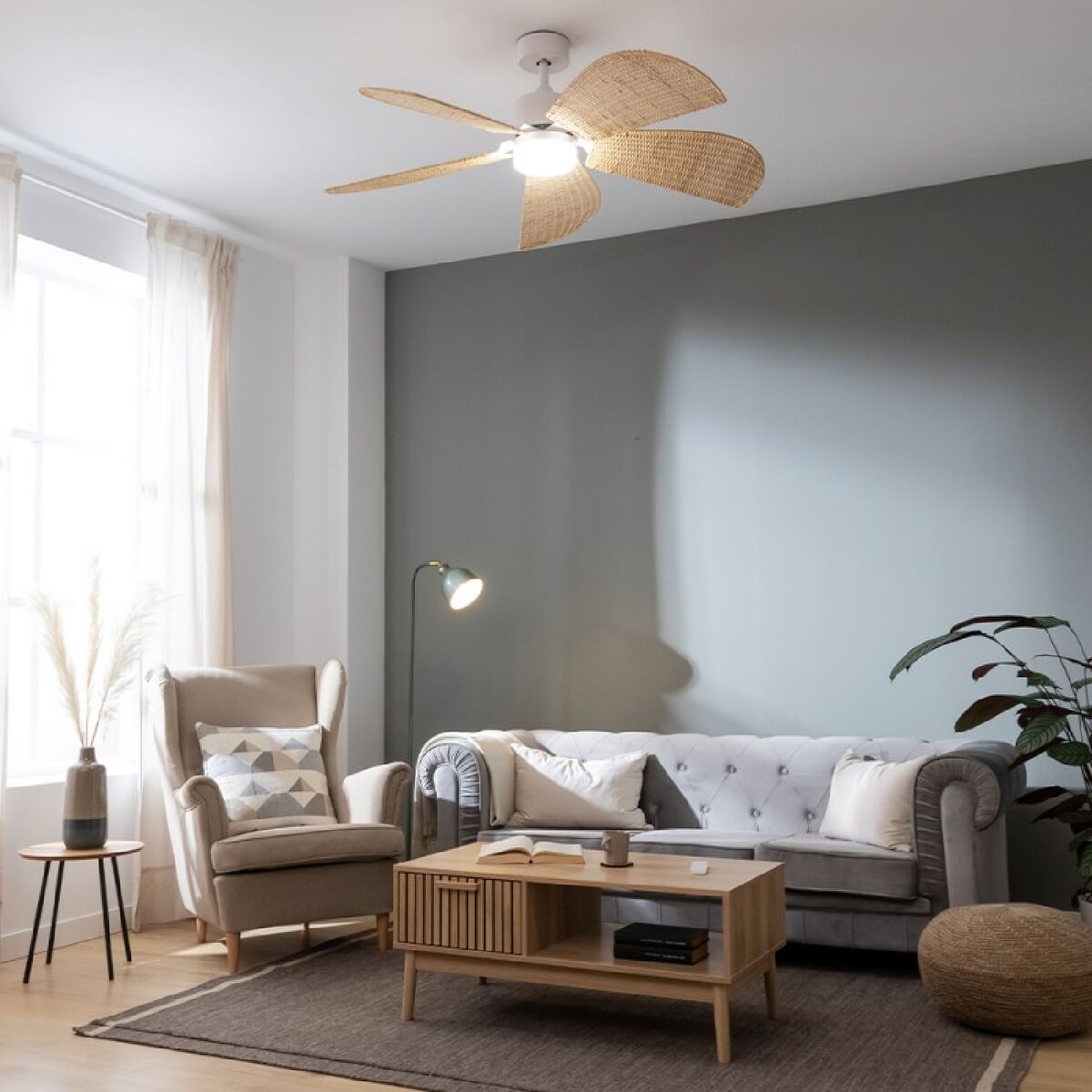 Deckenventilator mit Lampe Cecotec EnergySilence Aero 5250 natürlich 18 W 40 W - AWK Flagship