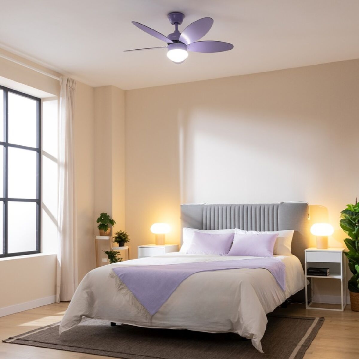 Deckenventilator mit Lampe Cecotec EnergySilence Aero 4260 Lila 18 W 40 W - AWK Flagship