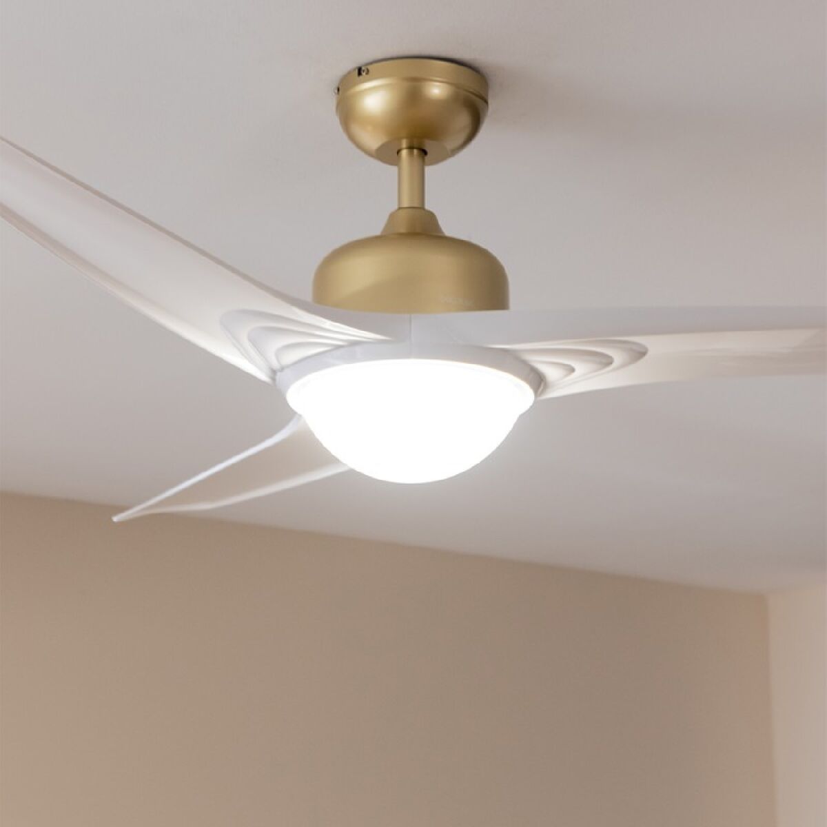 Deckenventilator mit Lampe Cecotec Aero 560 Weiß Gold 18 W 60 W - AWK Flagship