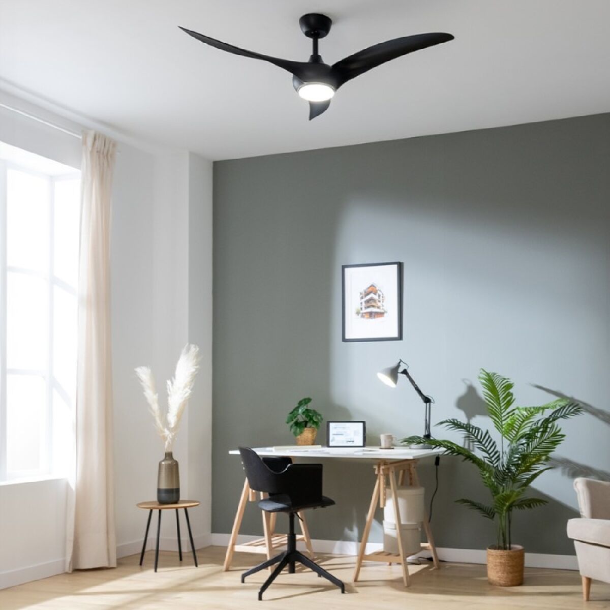 Deckenventilator mit Lampe Cecotec EnergySilence Aero 5295 Schwarz 18 W 40 W - AWK Flagship