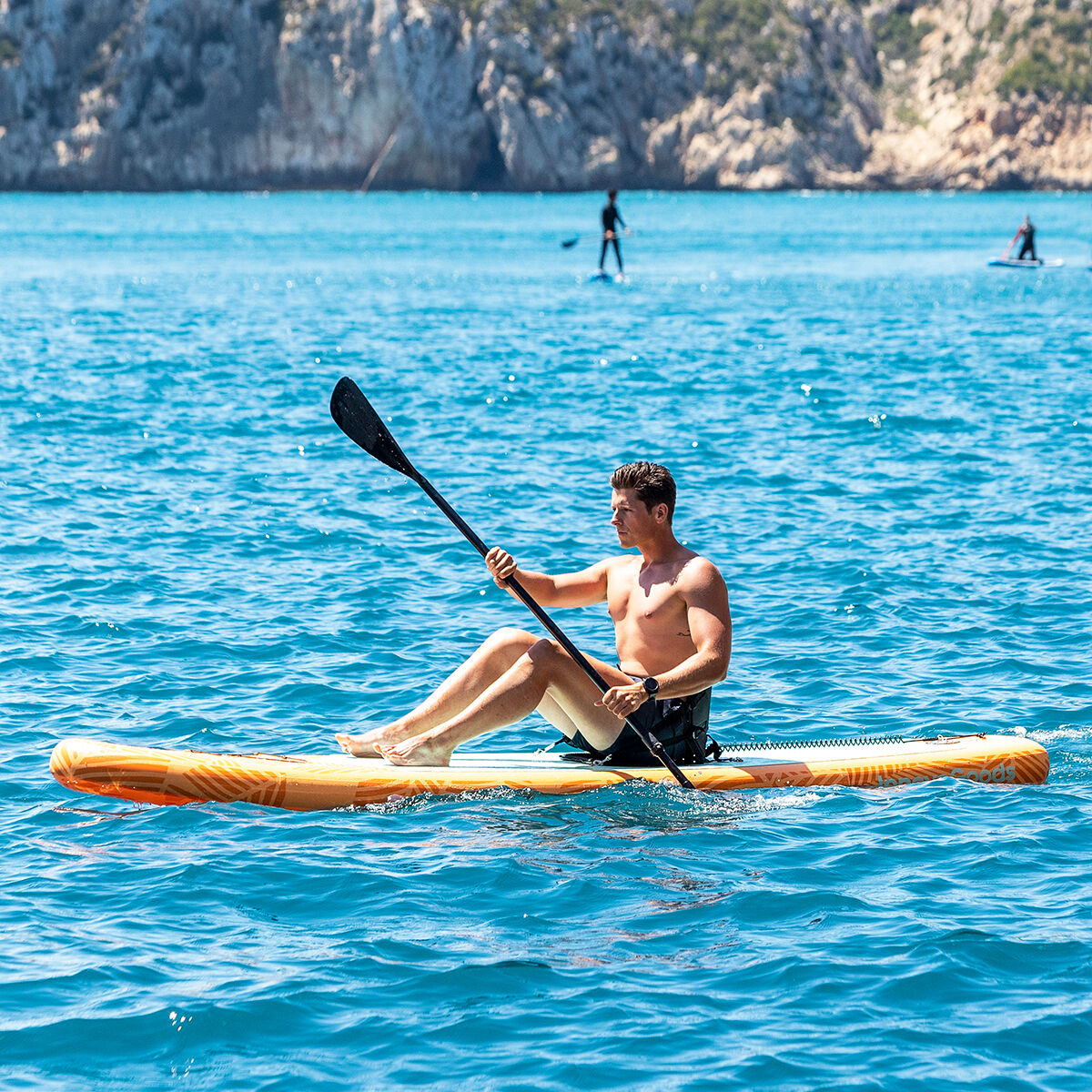 2 in 1 Aufblasbares Paddel-Board mit Sitz und Zubehör Siros  10'5" 320 cm - AWK Flagship