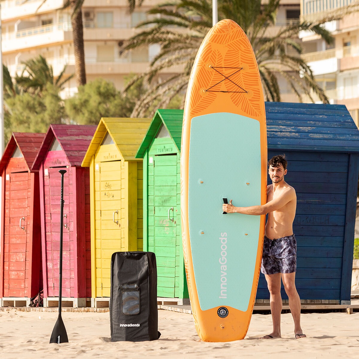 2 in 1 Aufblasbares Paddel-Board mit Sitz und Zubehör Siros InnovaGoods 10'5" 320 cm - AWK Flagship